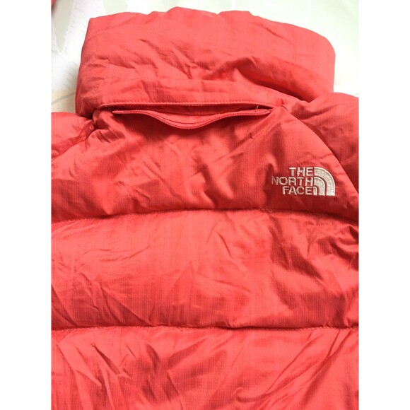THE NORTH FACE COAT AMORE GOOSE DOWN 600 JACKET Women’s Small S/P (Red Orange) - Picture 6 of 12